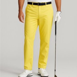 Ralph Lauren Men's Bright Yellow Golf Pants
